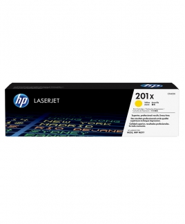 HP 201X High Yield Color Original LaserJet Toner Cartridge, Yellow (CF402X)